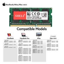 Deal With Sheli 4gb 8gb Pc3l 8500s Ddr3l 1066mhz Sodimm Unbuffered Laptop Memory Ram For Macbook Pro Imac Ali Product Scraping