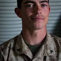 U.S. Marine Corps Lance Cpl. Christian Cox, a combat