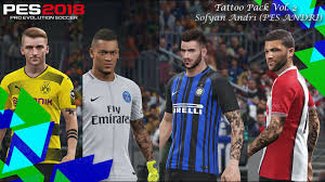Tutto sul comune di spinazzola: Pes 2018 Tattoo Pack Vol 2 By Sofyan Andri Pes Club