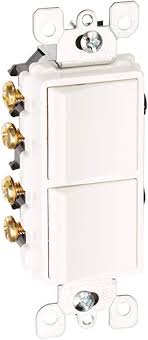 Collection of leviton 3 way switch wiring diagram decora. Leviton 5643 W 15 Amp 120 277 Volt Decora Brand Style 3 Way 3 Way Ac Combination Switch Commercial Grade Grounding White Wall Light Switches Amazon Com