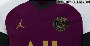 All goalkeeper kits are also included. Bordeaux Wine Gold Element Psg X Air Jordan 2020 2021 Third Kit Leaked All Football
