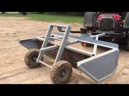 Diy Mini Grader Box For A Riding Mower. - Youtube