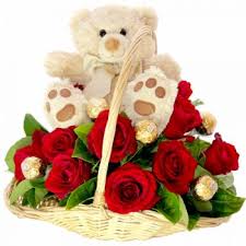 Starting at only $29.95, these snuggly teddy bears and gorgeous flowers are sure to make someone's day. Tokyo Passion Basket Flower Delivery 12 Red Roses Teddy 8 Chocolates In A Basket Flower Delivery Tokyo Online Florist Tokyo