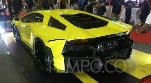 Lamborghini Aventador Dibalut Bodi Kit Lokal Begini Hasilnya Otomotif Tempo Co