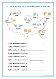 Forecasting Weather Map Worksheet 1 The Weather English Esl Worksheets For Distance Learning In 2020 Weather Worksheets Map Worksheets Worksheets Free