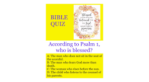 The american m5 is a powerhouse, a modern classic, and. According To Psalm 1 Who Is Blessed Bible Quiz