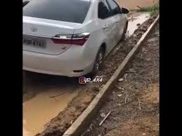 The poor car is afraid of miss zuly's feet, when she decides to put on her heels she has no mercy for the poor car, stuck in the mud. Toyota Corolla 2018 Stuck In Mud Fwd Car Stuck In Mud Gli Facelift New Car Youtube