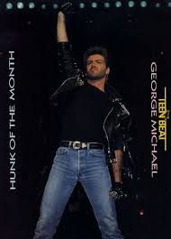 Lol Shot Of George During Filming Of His 1989 Diet Coke Commercial Chosen As Hunk Of The Month By Teenbeat Magazi George Michael Poster Michael Love George