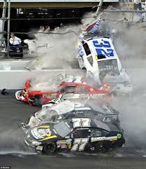 Alcohol does not appear to have been a factor. It S Like A Warzone Fan S Heart Stopping Video Of Moment Nascar Car Crashes Into Stand Just Yards Away Sending Engine Into Crowd Injuring 28 Including A Child Daily Mail Online