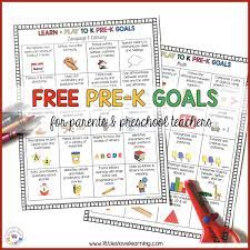 Free Printable Pre K Goals For Preschool Parents Teachers Parents As Teachers Preschool Curriculum Free Parenting Preschoolers