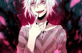 Vampire Anime Boy With Silver Hair And Red Eyes Cool Anime Guys Anime Anime Guys
