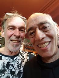 Many moons ago, with ex Syd Lawrence members: Terry Reaney (front centre)  Norman Brown (Tenor) and Derek Southcott Trombone :)