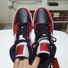 Air Jordan 1 Mid Chicago Black Toe Black Gym Red White Basketball Shoes 554724 069 Af1 Sneakers In 2020 Air Jordans Jordan Shoes For Sale White Basketball Shoes