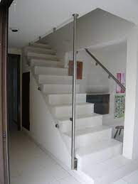 Glass Railing With Our Stainless Glass Clamps And Post For A Stair You Won T Soon Forget Stainless Steel Staircase Modern Stairs Stainless