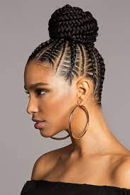 Imple and beautiful shuruba designs : Legit The 3 Prettiest Braided Buns You Ll Ever Copy Cornrow Hairstyles Hair Styles Natural Hair Styles