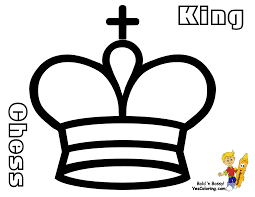 This is a beautiful coloring sheet of a dazzling king's crown. Smooth Chess Coloring Pages To Print 1 Free Chess Game