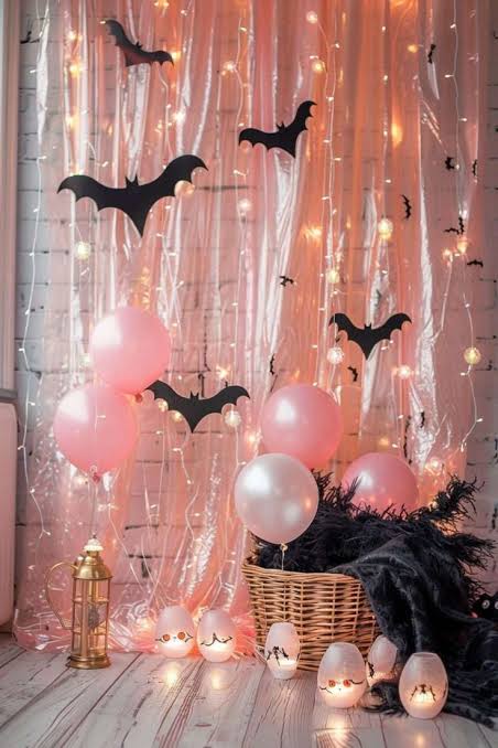 Pink-tastic Halloween: 13 Stylish Pink Halloween Decor Ideas You'll Love - Melanie Jade Design