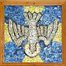Holy Spirit Dove Mosaic At St Timothy Lutheran El Paso Tx Crushed Glass Mosaics Church Art Holy Spirit Dove Mosaic Art