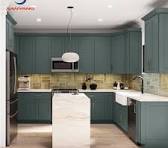 green kitchen