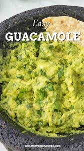 Easy Guacamole Recipe In 2020 Guacamole Recipe Easy Easy Guacamole Guacamole Recipe