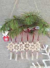 Crochet Snowflakes With Tassel Christmas Home Decor Etsy Christmas Tree Decorations Crochet Snowflakes Christmas Home