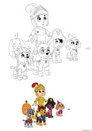 Paw patrol halloween trick or treat | coloring pagesthanks for watching. Halloween Paw Patrol 2020 Coloring Pages Printable