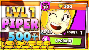 Without any effort you can generate your character for free by entering the user code. Level 1 Piper To 500 Trophies With Randoms Brawl Stars Youtube