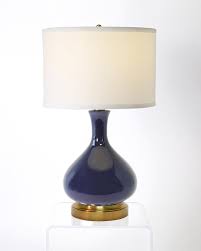 Bartlett Lapis Navy Blue On Brass Cordless Lamp Blue Lamp Blue And Brass Modern Lantern Rechargeable Battery Oper Cordless Lamps Lamp Cordless Table Lamps