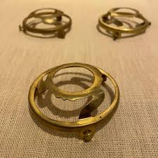 シェードギャラリー/ホルダー 真鍮 5.5cm（3個セット） ウォールランプ Wood Bracket BOOM｜北欧・