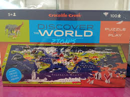 Crocodile creek puzzle uzayı keşfet 100 parça. Crocodile Creek Discover World Animals Learn Play 100 Piece Jigsaw Floor Puzzle And 21 Figures 36 Hobbies Toys Toys Games On Carousell