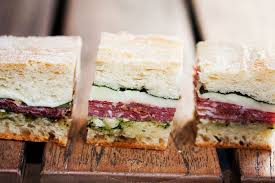 Pressed Picnic Sandwiches Recipe Picnic Sandwiches Picnic Foods Recipes