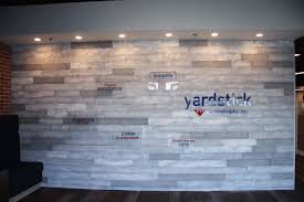 We feature a complete commercial library with up to date products. Yardstick Technologies Feature Wall The Carpet Studio