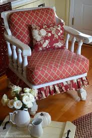 How To Make A Ruffled Chair Skirt Home Decor Fabric Fabric Chairs Diy Cottage Style Living Room
