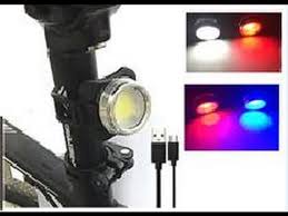 Super Bright Bike Rear Light 3 Led Tail Warning Light Usb Rechargeable Dual Light Beam Xiesheng Youtube