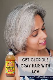 Unfiltered raw apple cider vinegar (acv) is an excellent natural hair treatment. Blending Gray Hair At Home Is Possible Bleach