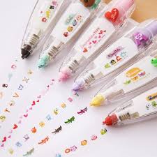Cheap Stickers Buy Directly From China Suppliers Cartoon Floral Sticker Tape Pen Funny Kids Stationery In 2020 Cute Stationery Kawaii School Supplies Kids Stationery