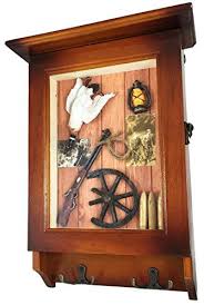 Vintage wood key box wall mount storage cabinet old golf clubs pictures golf bag. Wood Key Cabinet Save Time Hassle W This Key Rack For Your Wall Office Furniture Accessories Wall Mounted Key Holder Bush Office Furniture