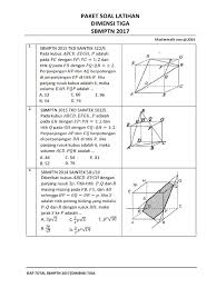 Maybe you would like to learn more about one of these? Paket Soal Latihan Dimensi Tiga Sbmptn