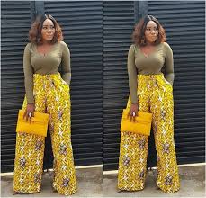 How to wear palazzo pants for plus size women. 45 Ways African Women Are Rocking Ankara Palazzo Trousers With Tops