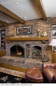 Fireplace With Wood Box Fireplaces Raised Hearth Brick Fireplace With Built In Wood Box Log Rustic Fireplace Decor Fireplace Brick Fireplace