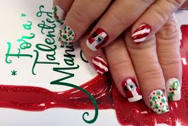 Christmas Nail Art Acrylic Fills Natural Nail Polishes Acrylic Paint Nails By Jeannie Glen Burnie Md 21061 Christmas Nail Art Christmas Nails Womens Nails