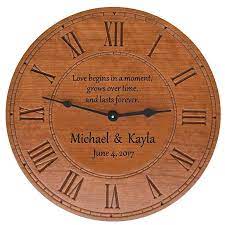 Pgd Personalized Wall Clock 12 In Wall Clock Customized Anniversary Love Begins Review Personalized Wall Clock Clock Wall Clock