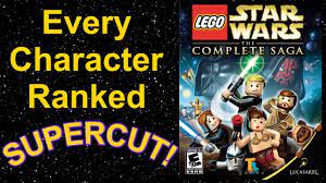 Experience favorite #starwars moments with a twist in lego star wars: Lego Star Wars The Complete Saga Every Character Ranked Supercut Youtube
