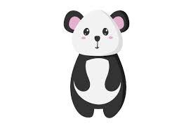 This means you can animate different shapes of the image at. Panda Kawaii Design Svg Cut File By Creative Fabrica Crafts Creative Fabrica