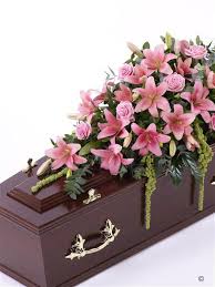 877 lily funeral flower products are offered for sale by suppliers on. Lily And Rose Casket Spray Pink 4ft Funeral Flowers Birmingham