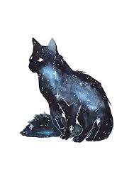 Galaxy Cat Poster By Threeleaves Cat Art Art Animal Art