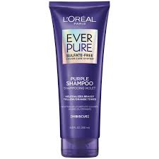 From the clean and pure hair care system, this hydrating shampoo has proteinfusion, an exclusive blend of elastin protein and marine. L Oreal Paris Everpure Brass Toning Purple Sulfate Free Shampoo 6 8 Fl Oz Walmart Com Walmart Com