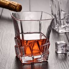 Geometric Design Crystal Whiskey Glass Drinking Glass Crystal Whiskey Glasses Wine Glass Cup