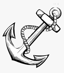 Then we draw according to the scheme that i gave. Anchor Clip Art Black And White Easy Black And White Drawings Hd Png Download Transparent Png Image Pngitem