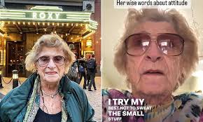 I'm 99 years old and my secret to longevity is my attitude